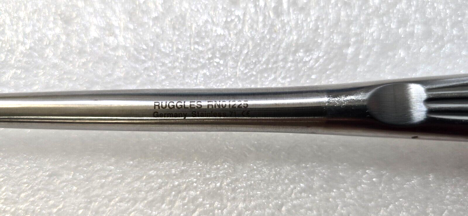 Ruggles RN1225 Surgical Neuro Spine Curette Size 1 Angle Up 12"