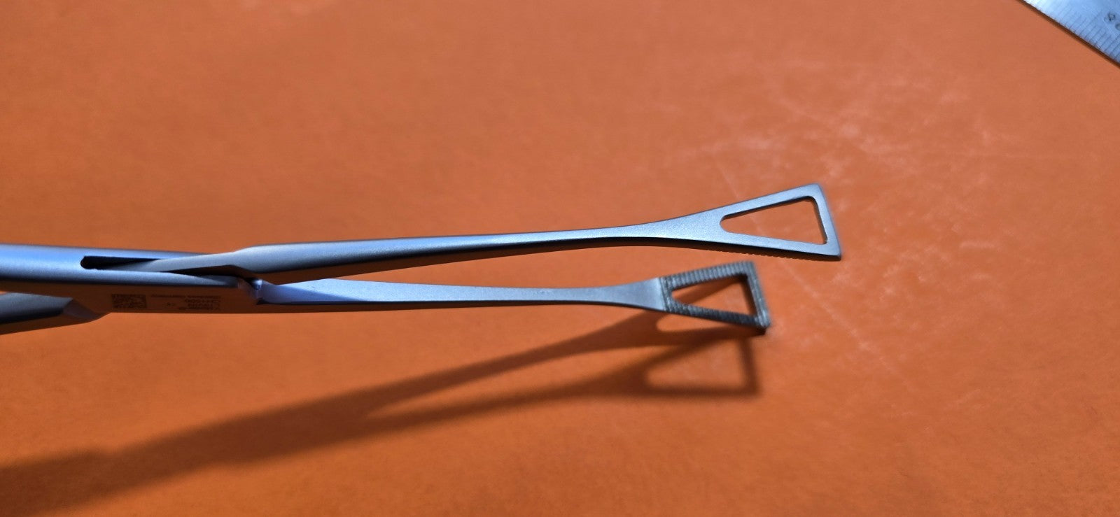 V. Mueller CH 1590 Surgical Pennington Forceps 8" Triangular Serrated Jaws