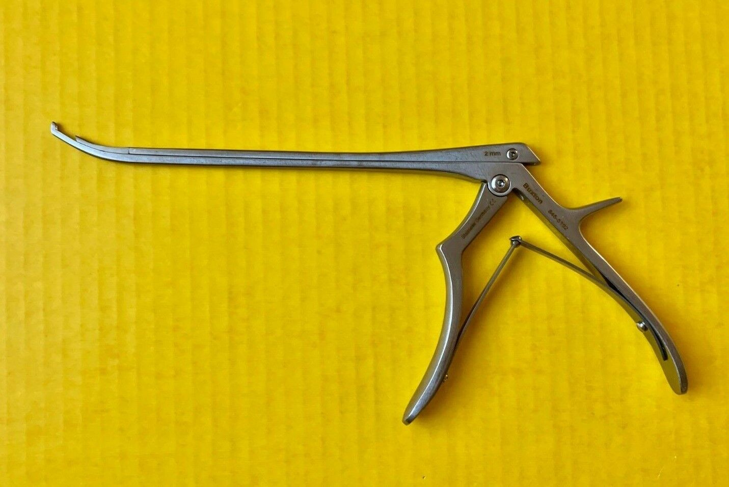 Buxton 845-5102 Surgical Spine Kerrison Rongeur 2mm Up 40 Degree 8" Shaft
