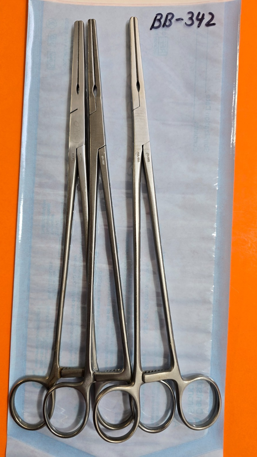Codman 37-1522 Surgical Masterson Hysterectomy Clamp Straight 10.5"