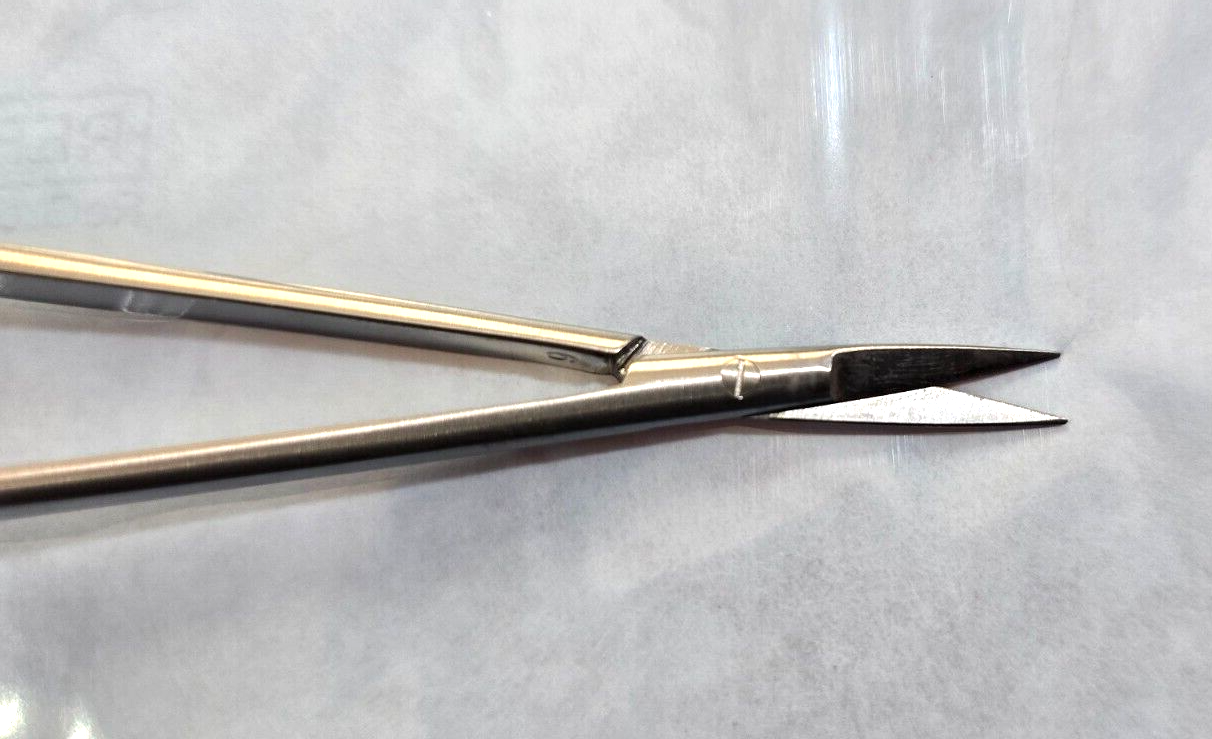 NL4005 Surgical Yasargil Micro Scissors 9" Straight Sharp Tips