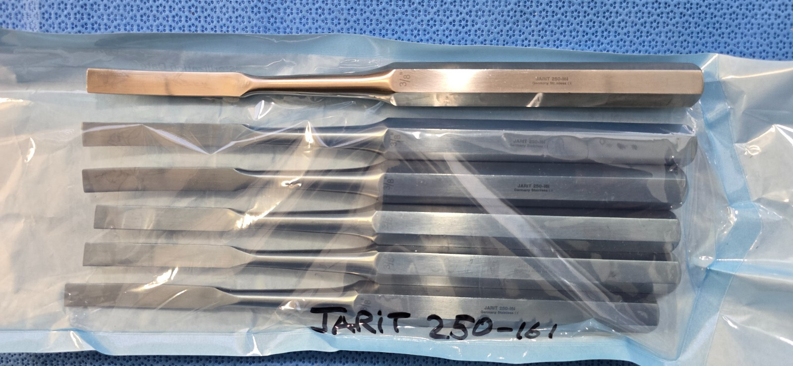 Jarit 250-161 Orthopedic Hibbs Osteotome 9.5" Curved Size 3/8"