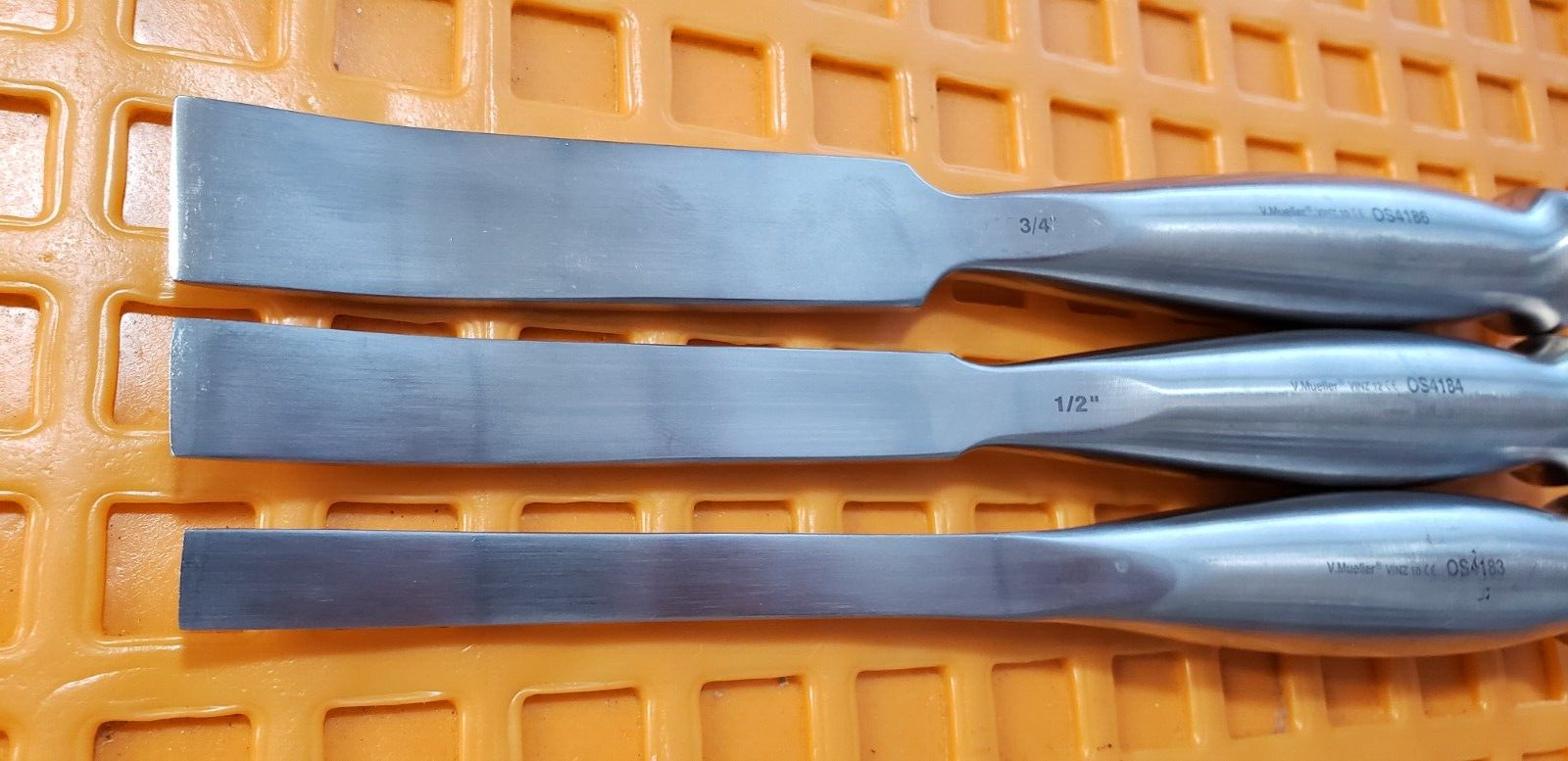 V.Mueller OS4183,OS4184,OS4186 Surgical Orthopedic Smith-Peterson Set of 3