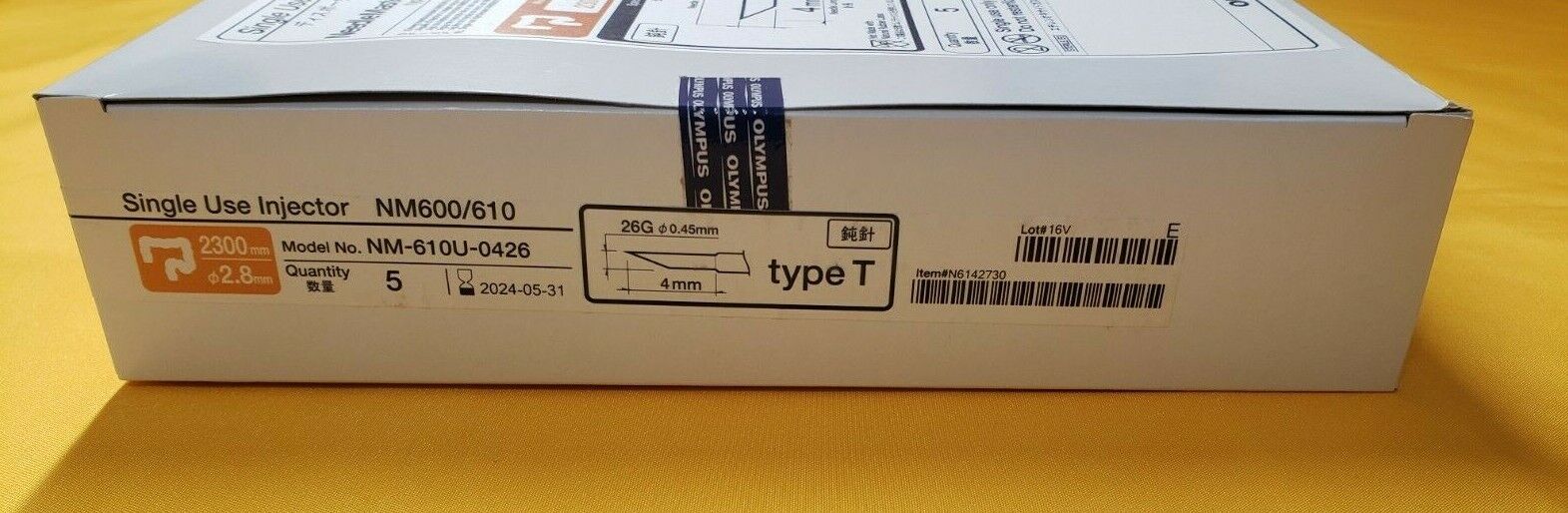 Olympus 610U-0426 Electrosurgical Instruments 2.8mm x 2300mm In date 2024