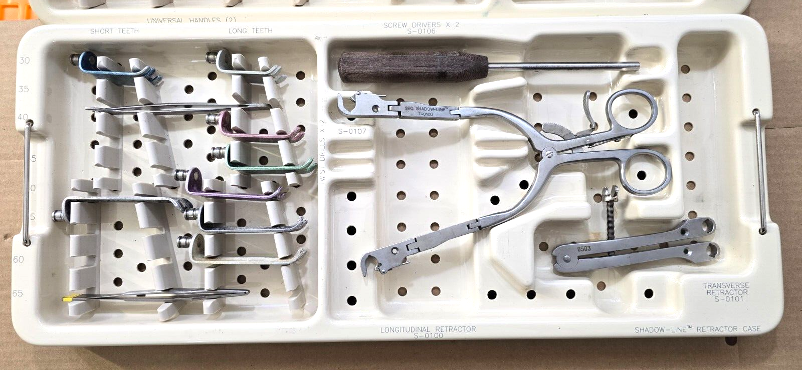 SEC Surgical Enterprise Shadow Line Anterior Fusion Set.