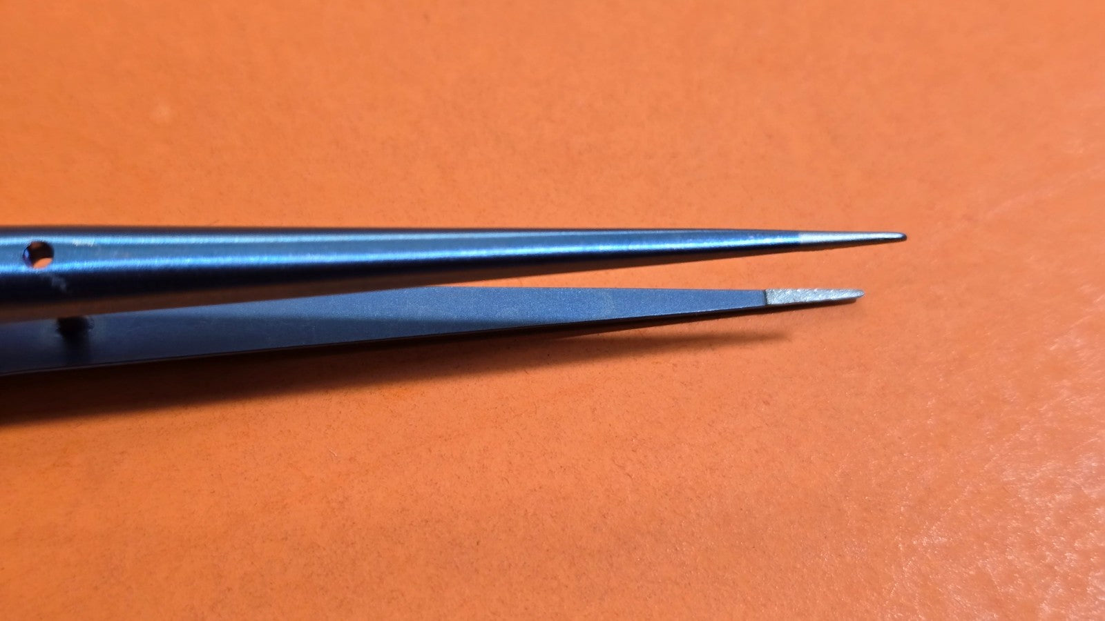 SCANLAN 3003-158 Surgical Titanium Micro Forceps 7" Straight Diamond Dust
