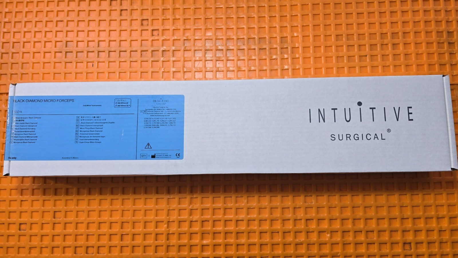 Intuitive Surgical 420033-06 Black Diamond Micro Forceps 8mm