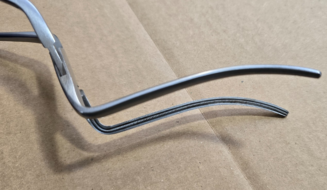 Pilling Surgical Debakey Aorta Clamp 9.5" Curved Shanks Angled Jaws