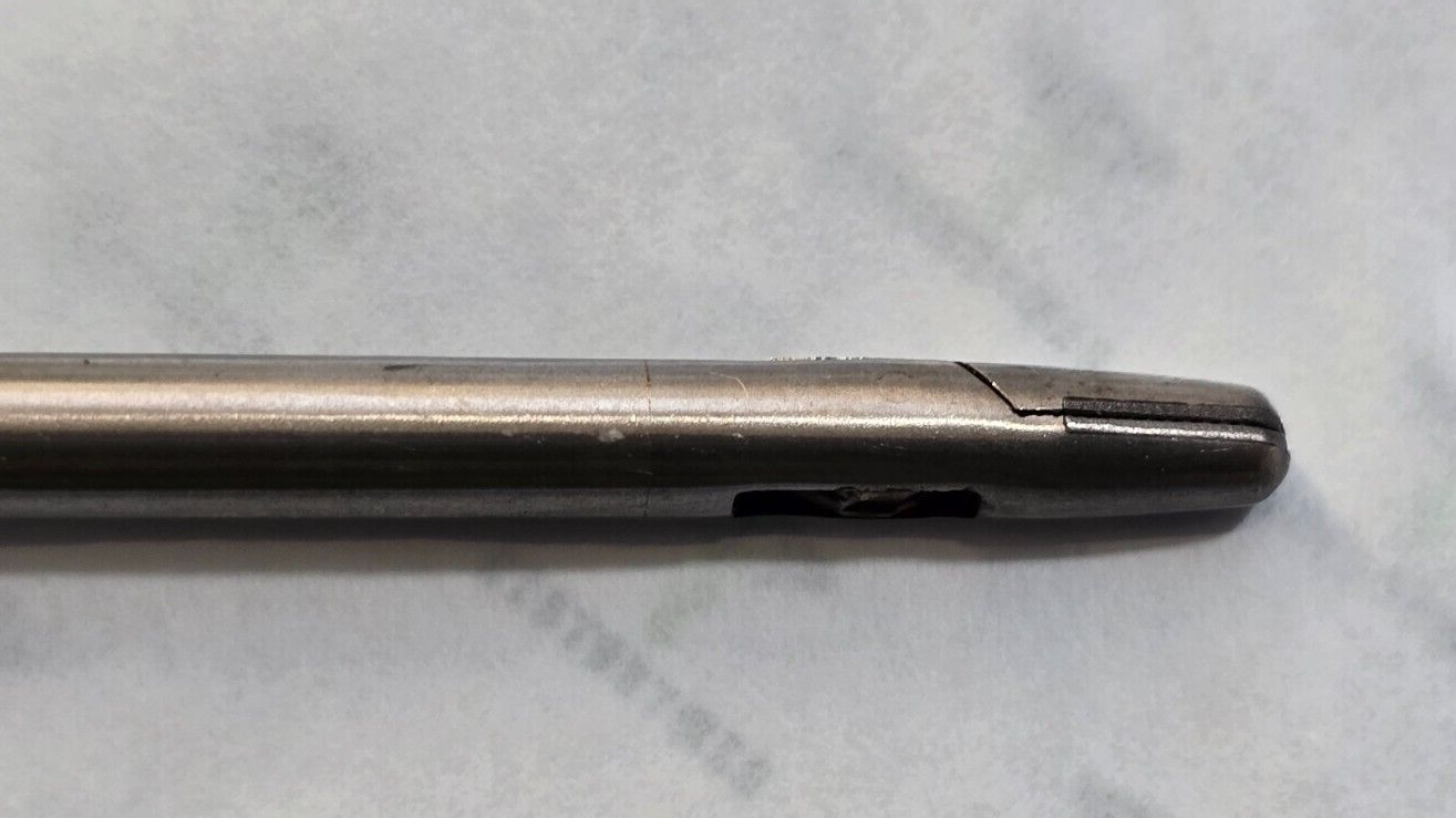 Mediflex Laparoscopic Needle Holder 5mm x33cm Carbide jaws Axial Handle