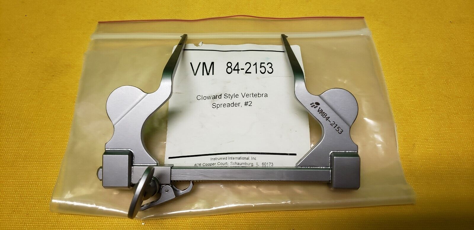 V. Mueller Surgical Orthopedic Vertebra Spreader #2 Cloward Style REF: VM 84-215