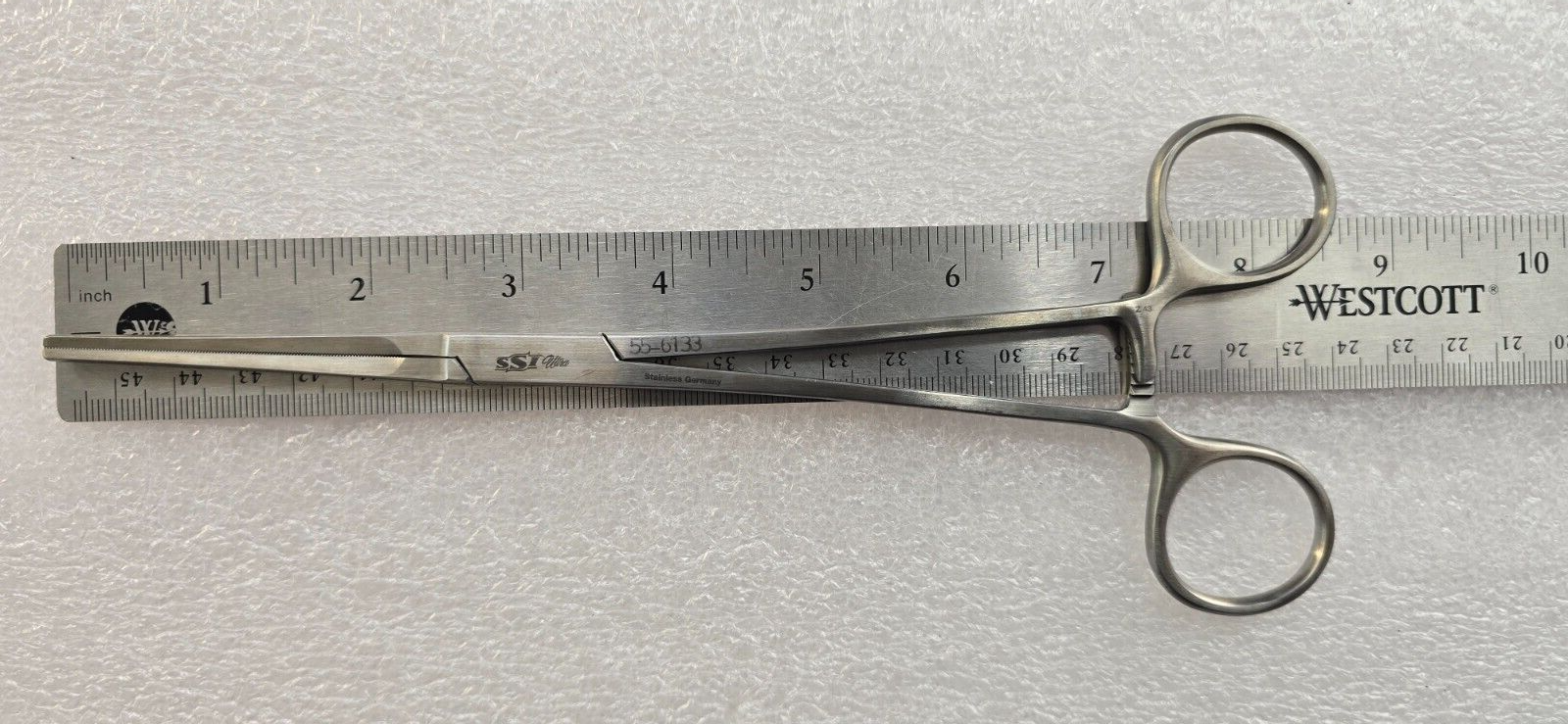 SSI Surgical Cooley Coarctation Clamps Straight 8 3/4" REF: 55-6133