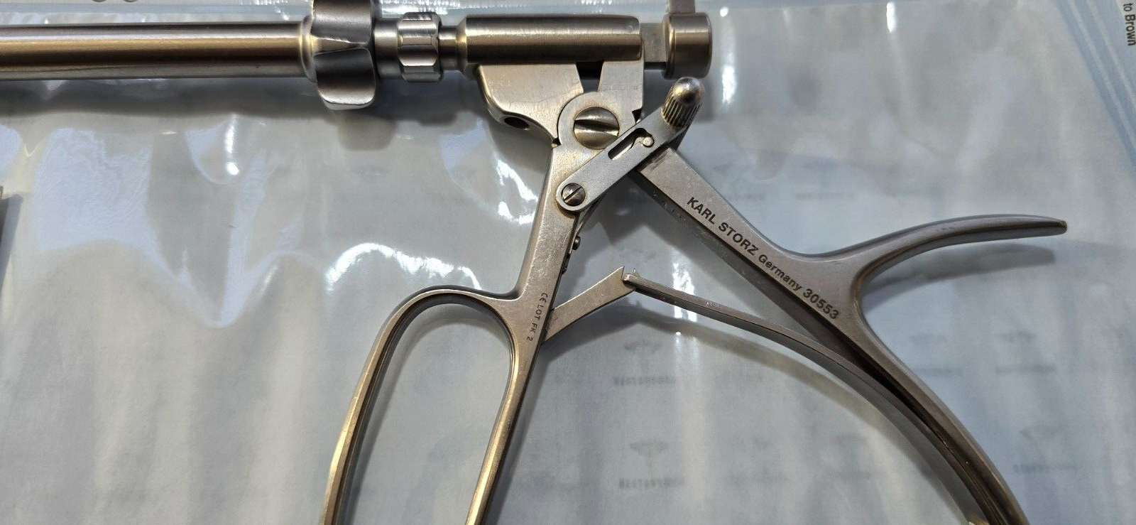 Karl Storz Surgical Clip Applier Forceps 10mm x 35cm Small ,Medium