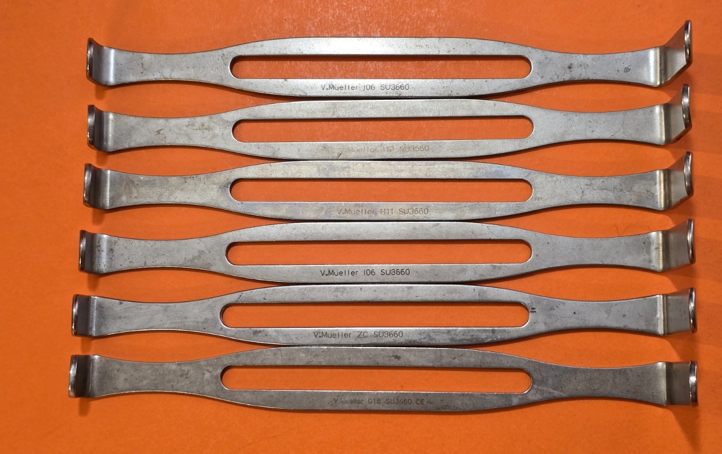 V.Mueller SU3660 US Army Retractor Double Ended Orthopedic Instruments