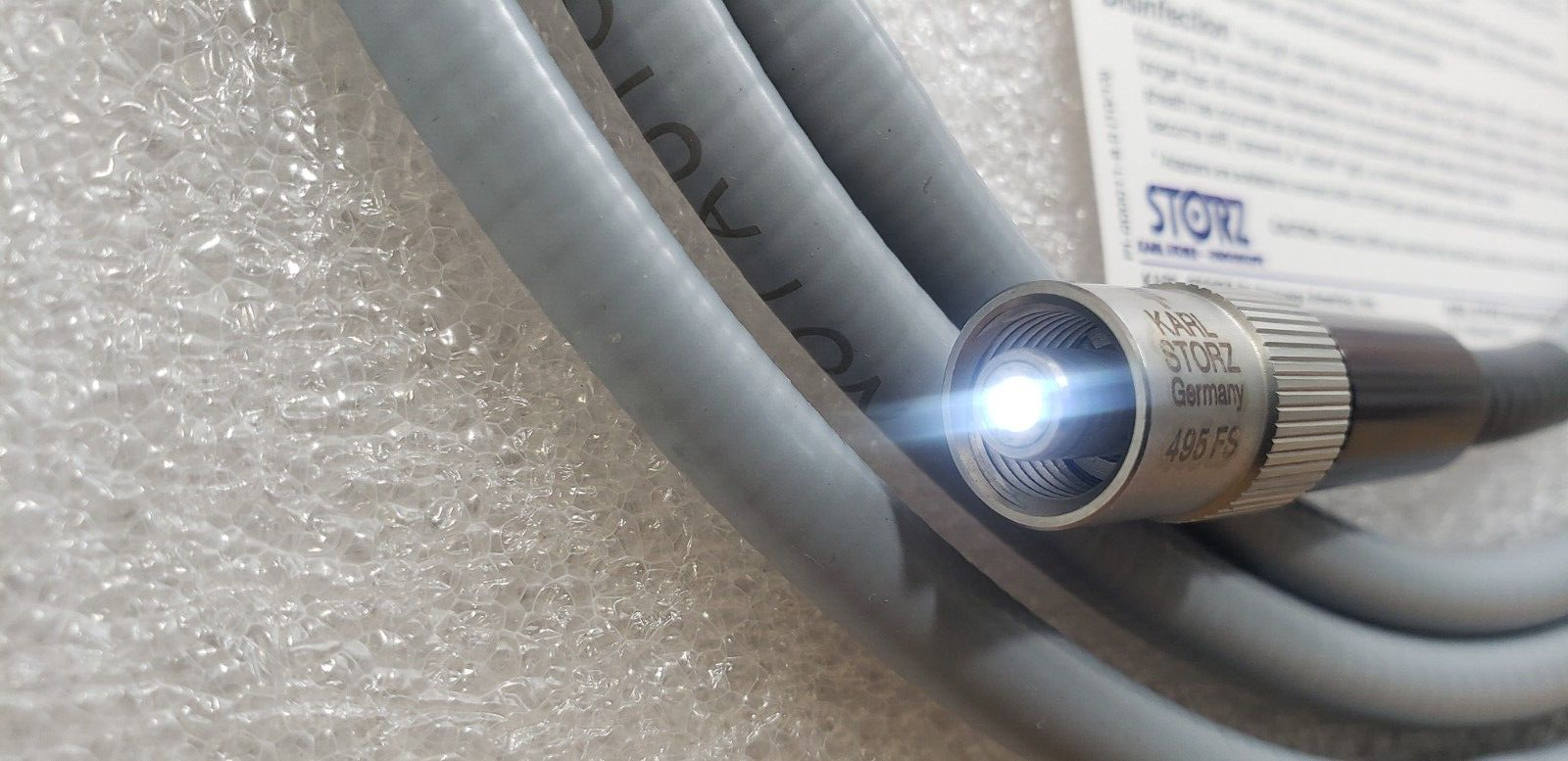 Karl Storz 495FS Fiber Optic Cable / Fluid Light Cable 2mm x 220cm