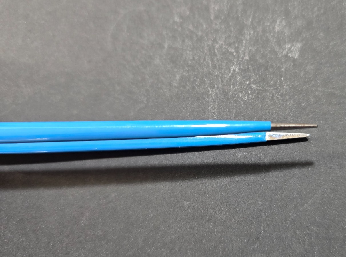 Turtle Surgical Bayonet Bipolar Forceps 8.5" Non Stick & Valleylab Bipolar Cord