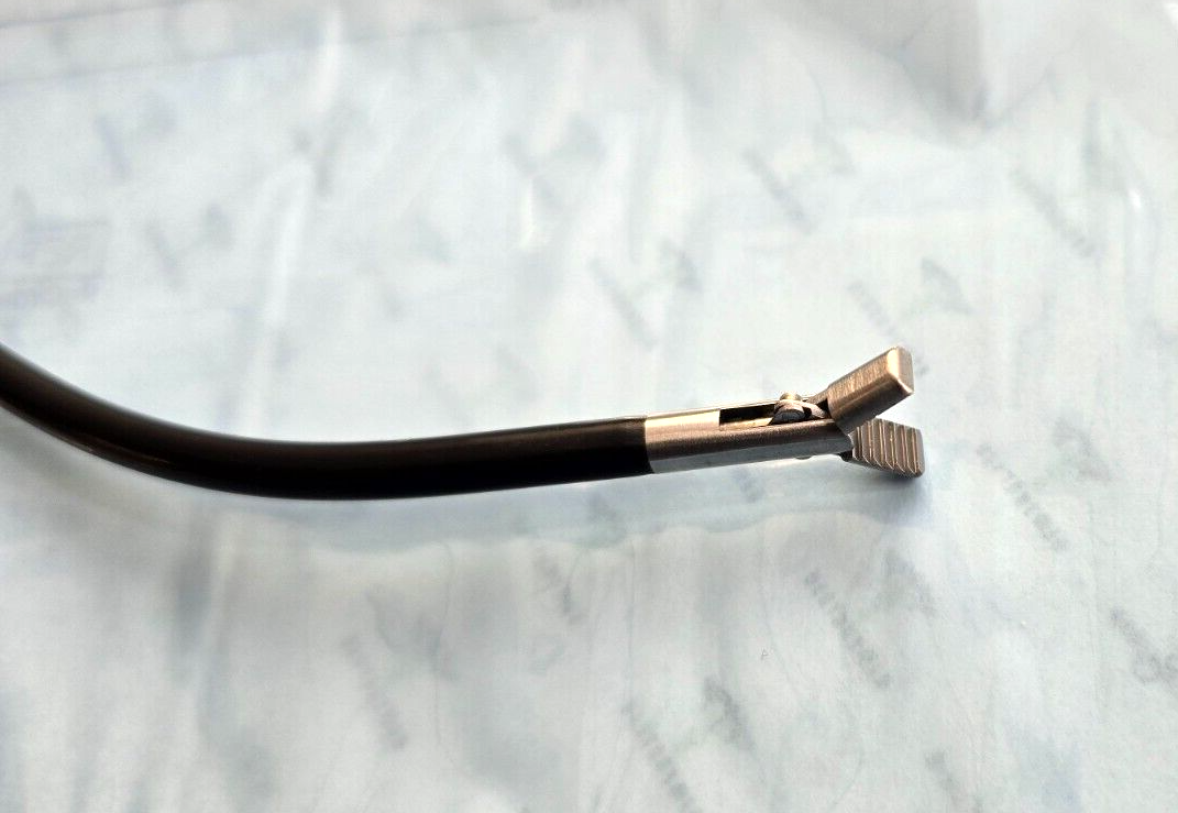 Karl Storz Surgical Grasping Forceps 5mm Curved Shaft Monopolar Handle