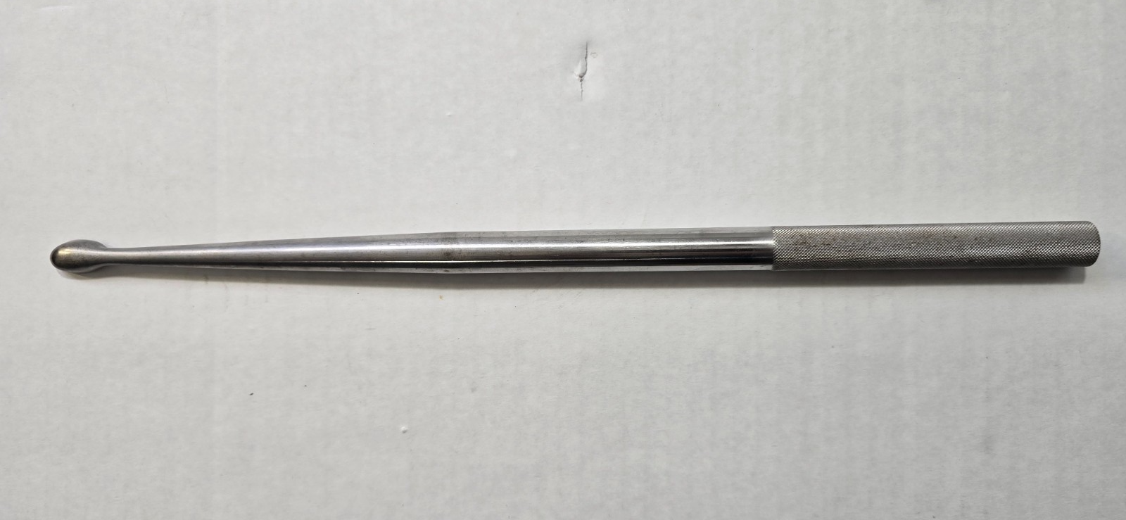 Zimmer 4033-18 Orthopedic Bone Curette 1/2" x 1" Cup Solid Handle 15"