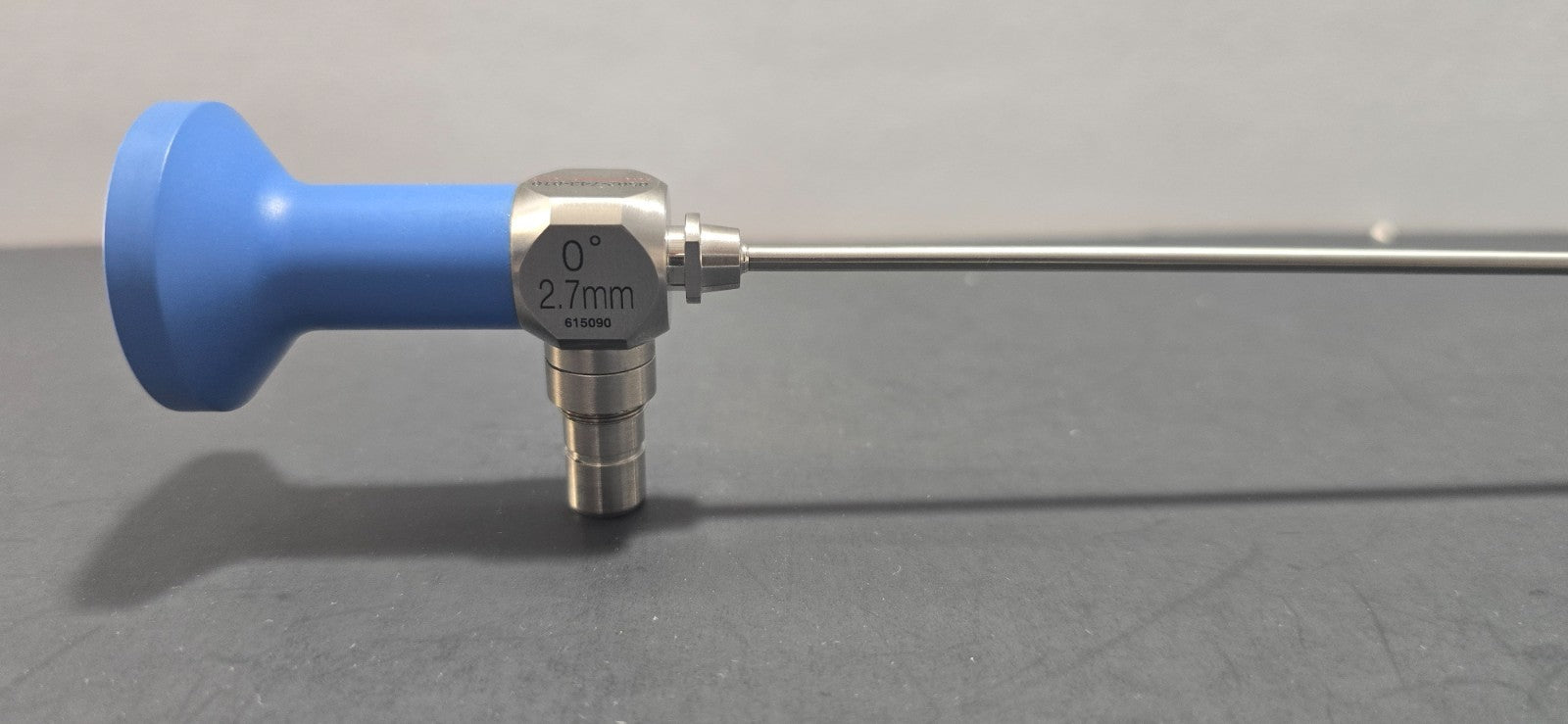 Stryker 2.7mm x 0° x 28cm Telescope with Fiber Optic Cable.
