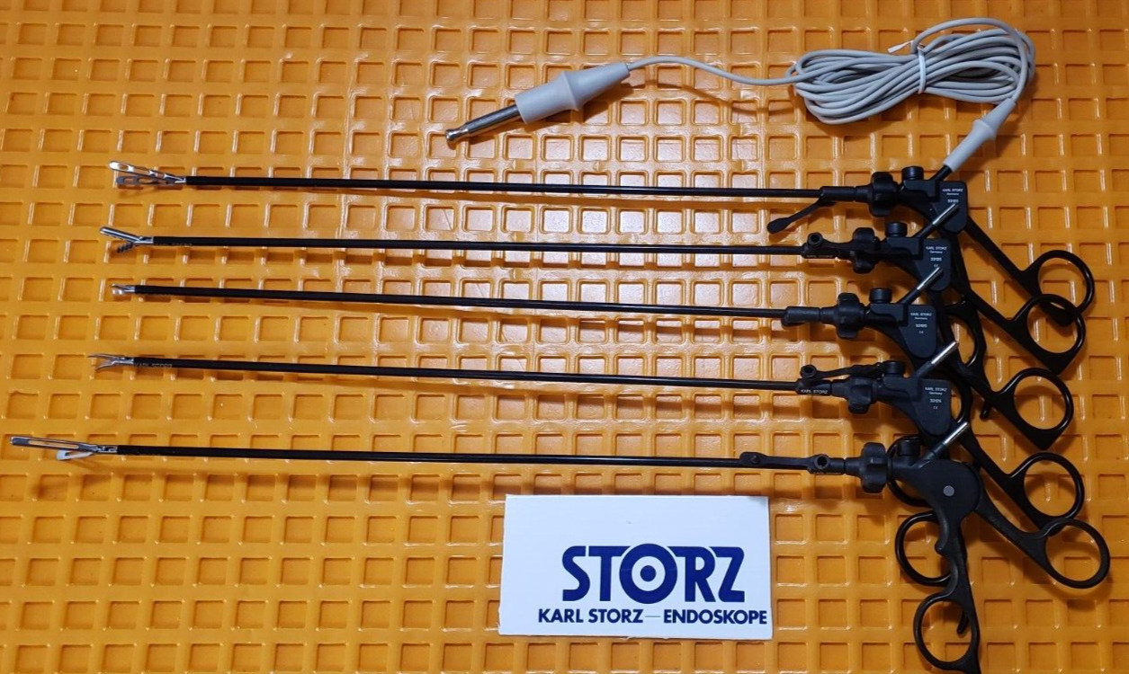 Karl Storz Laparoscopic Instruments 5mm x 34cm Set of 5 Pieces