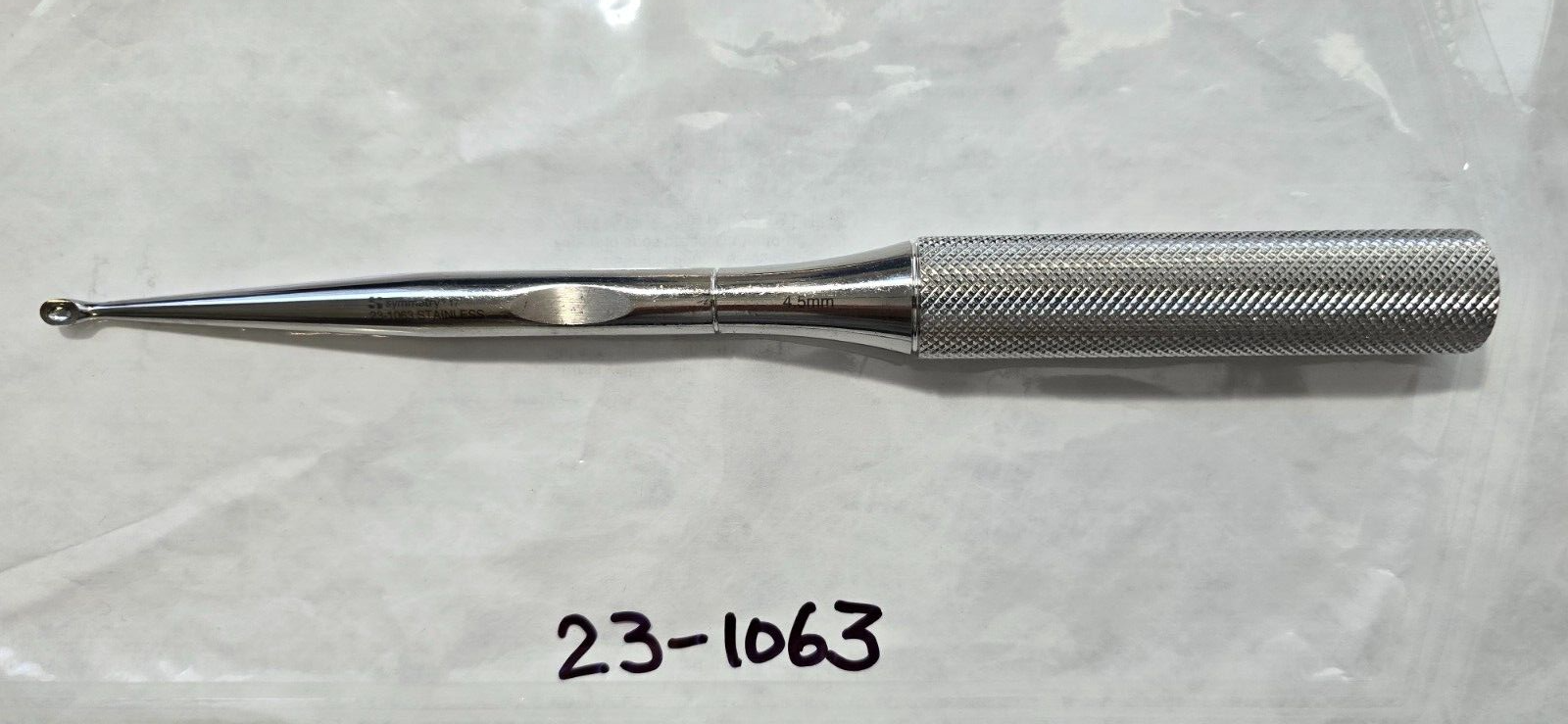 Symmetry Surgical Spinal Fusion Curette 4.5mm x 9"