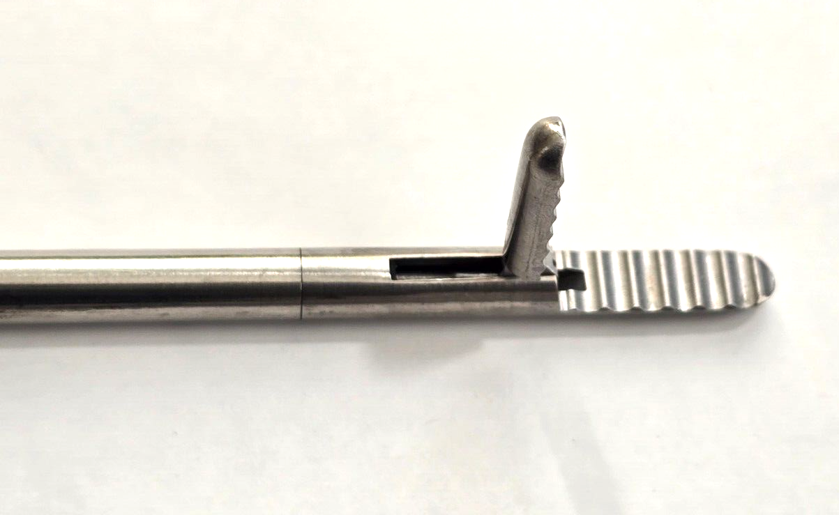 Aesculap Surgical Grasping Forceps 5mm x 54cm Serrated Jaw