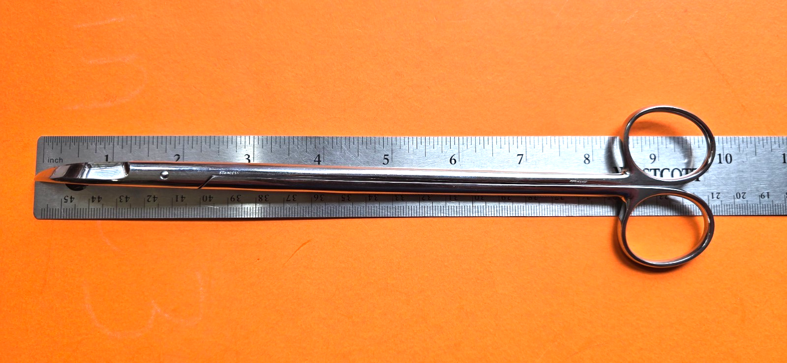 V.Mueller Surgical Satinsky Vascular Scissors 9 1/2" Curved Shanks & Curved Tips