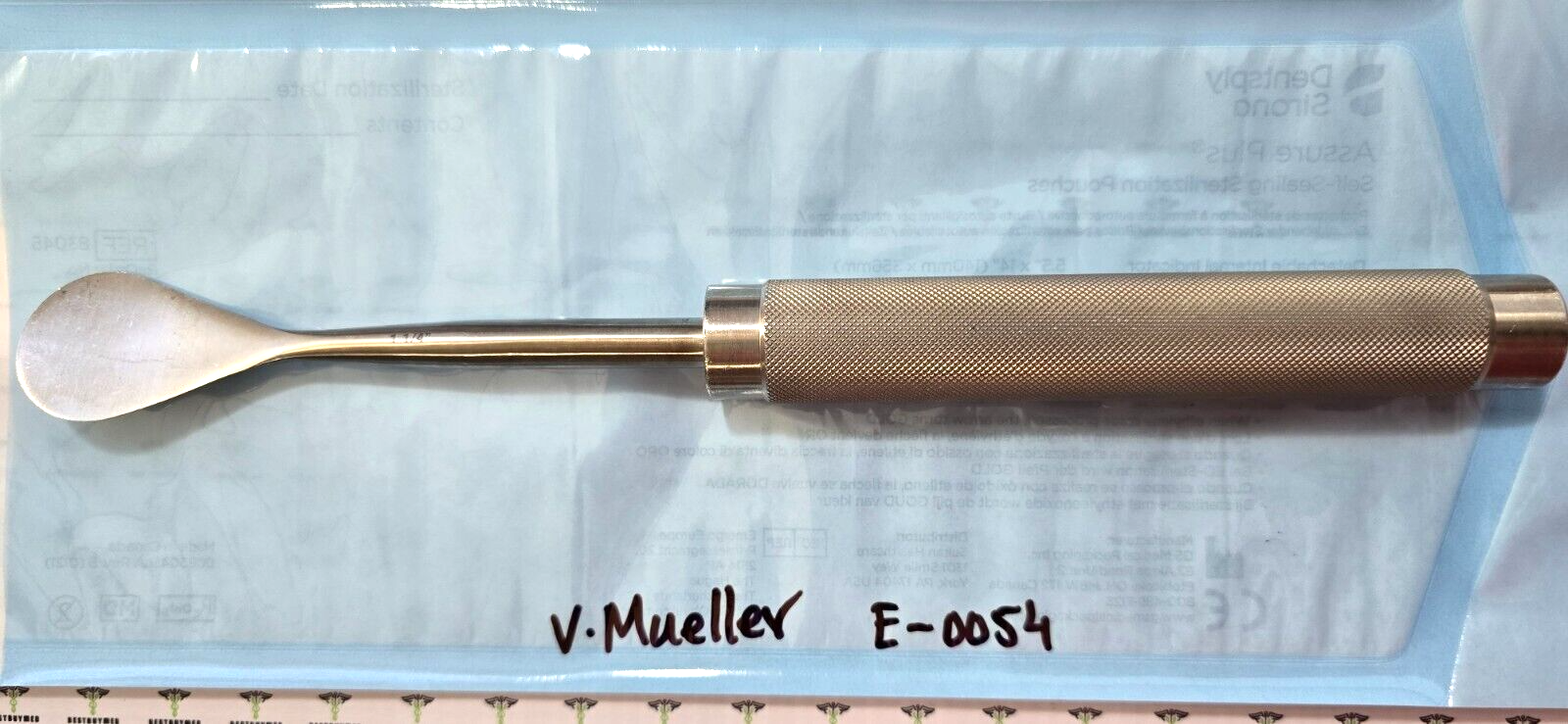 V.Mueller Surgical Orthopedic Cobb Spinal Elevator 1 1/4" Tip