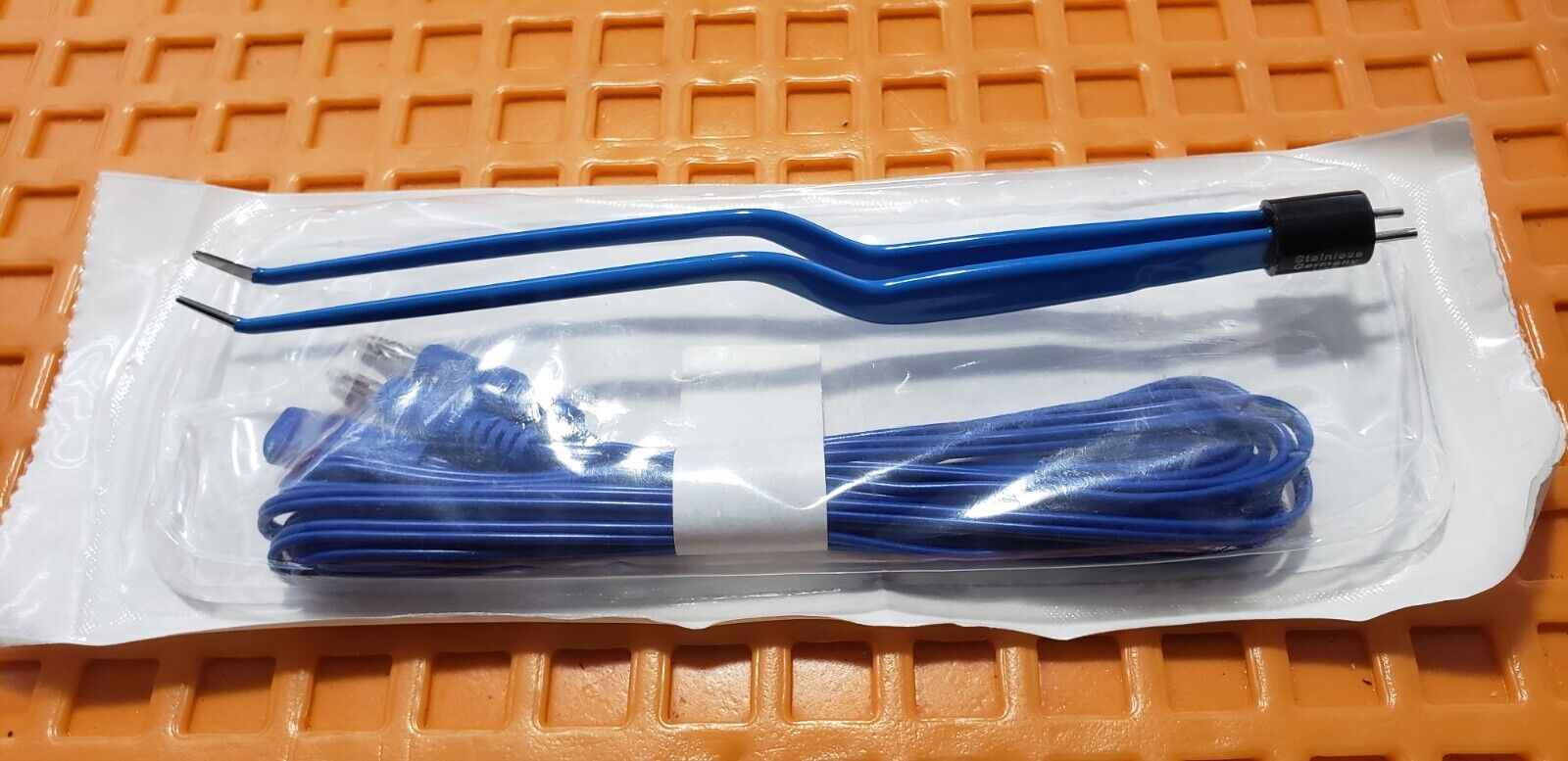 Turtle Surgical Bayonet Bipolar Forceps 7.5" Angle Tips, Medline Bipolar Cord