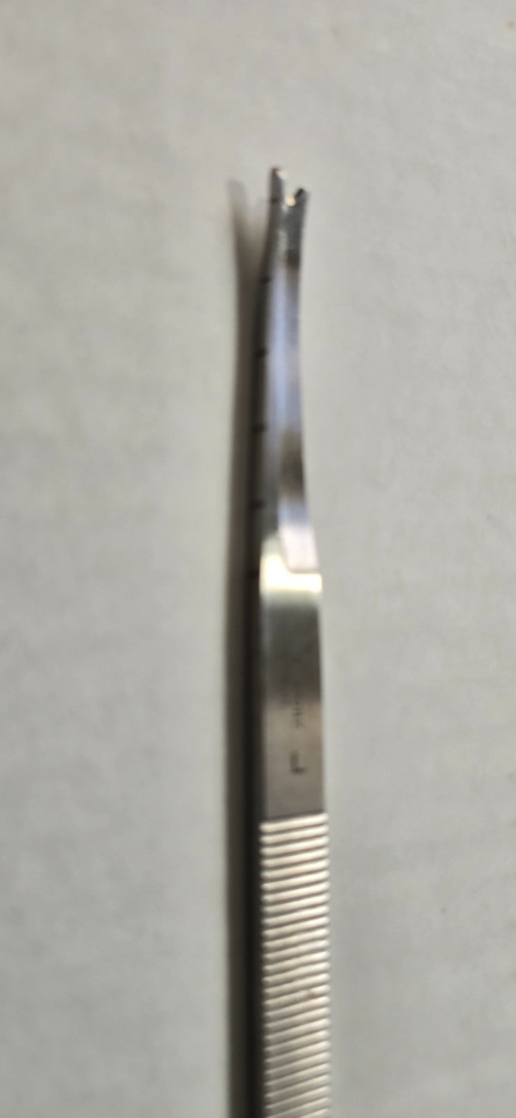 Karl Storz 48930 Surgical SILVER Osteotome 7" Single Guard Left Curved
