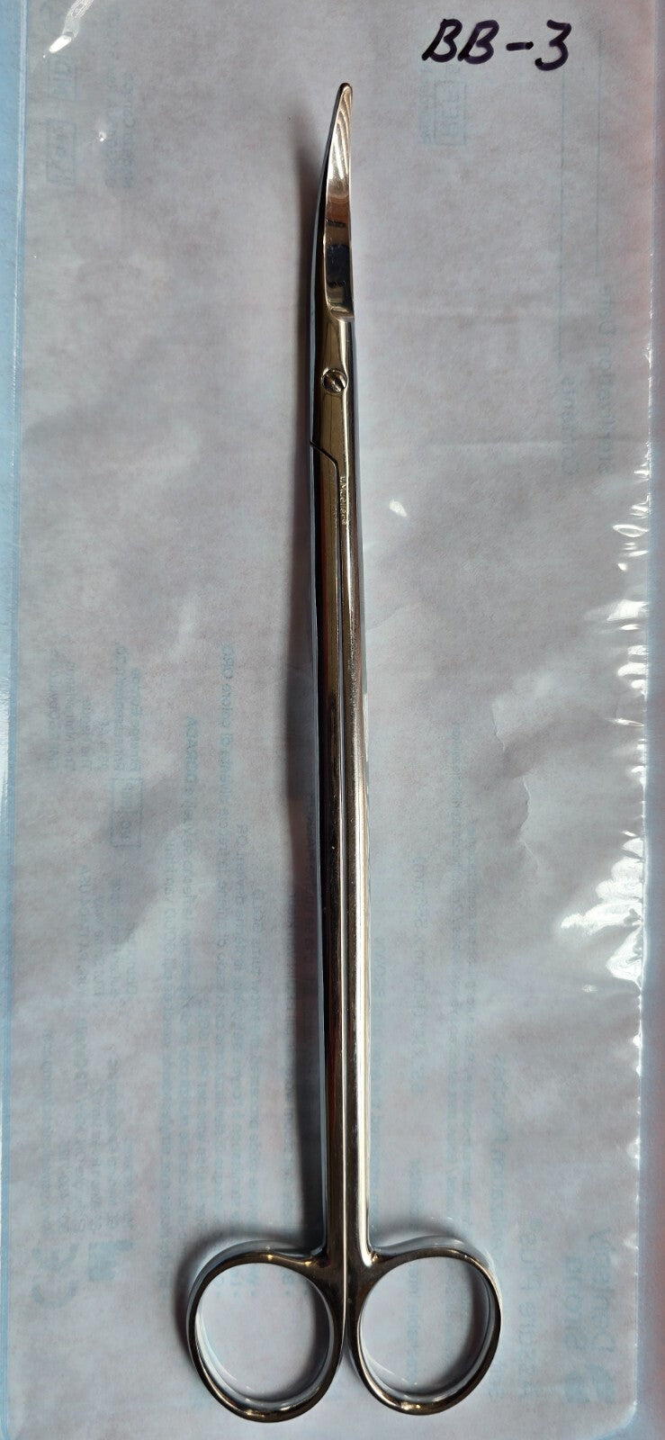 V.Mueller Surgical Satinsky Vascular Scissors 9 1/2" Curved Shanks & Curved Tips