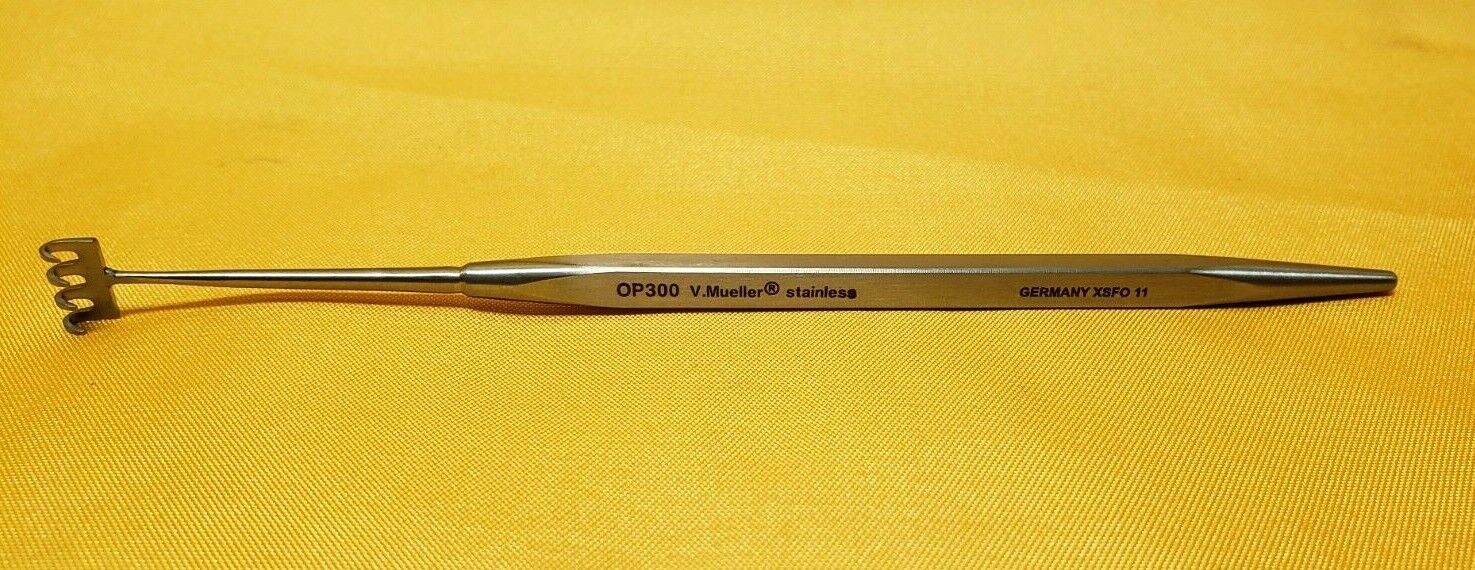 V.Mueller OP300 Knapp Lacrimal Retractor 4 prongs Sharp Ophthalmic Instruments
