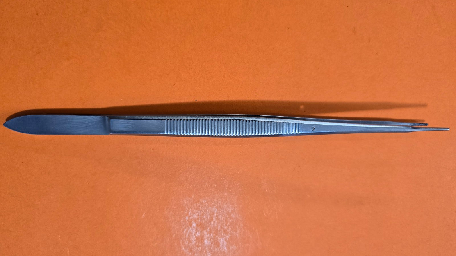 SCANLAN 4004-77 Surgical Gerald Forceps 7 3/4"Cross serrated Tips 1mm