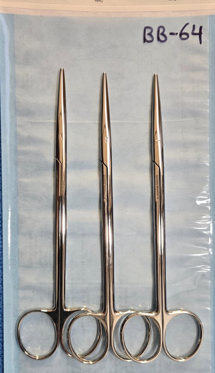 Jarit 100-260 Surgical Metzenbaum Scissors 7" Straight