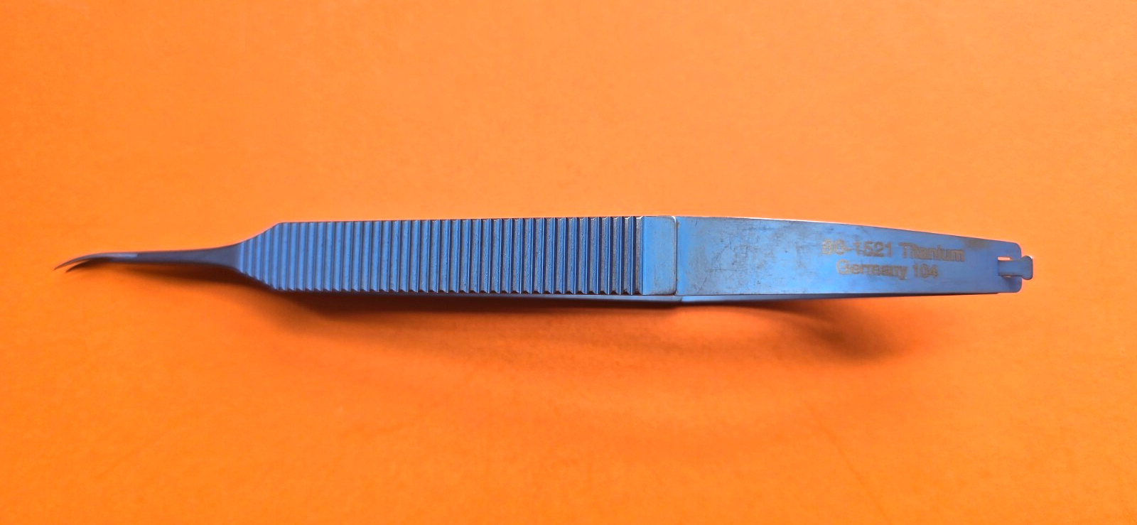 Codman 80-1521 Surgical Titanium Malis Scissors 6.5" Curved Tips