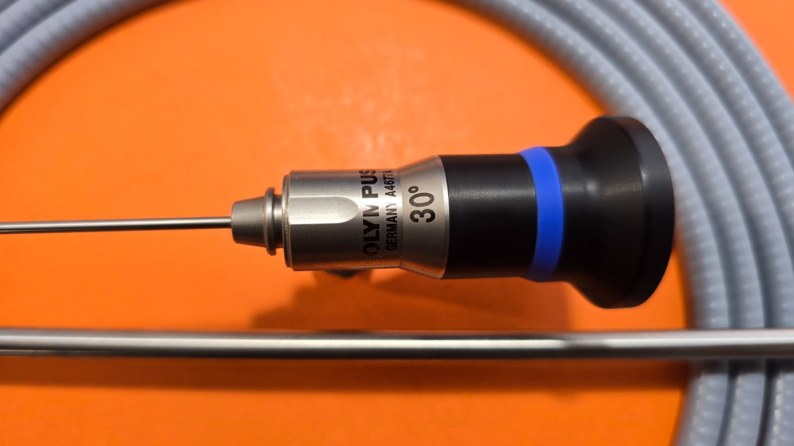 Olympus A4677A Hysteroscope 1.9mm x30° Autoclave & WA03210A Fiber Optic Cable