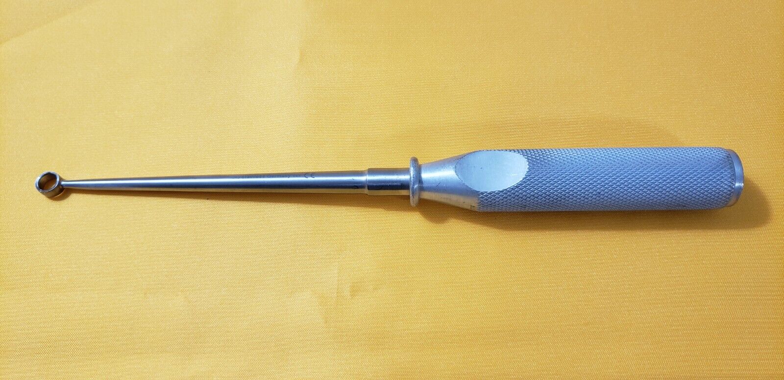 K-Medic KM 49-452 Surgical Orthopedic Cone Ring Curette 9" Straight #2