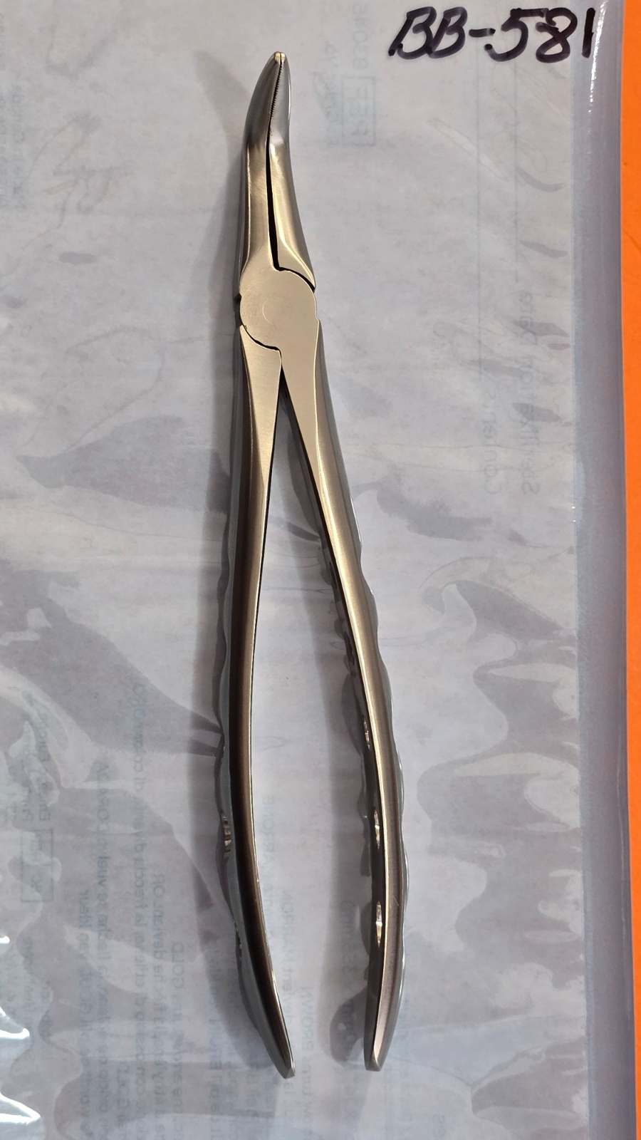 Turtle Dental Extracting Forceps #46XL Lower Root Tip
