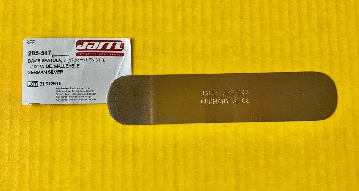 Jarit Surgical Davis Spatula, 7" LOT of 3) 285-547,285-545,285-543 German Silver