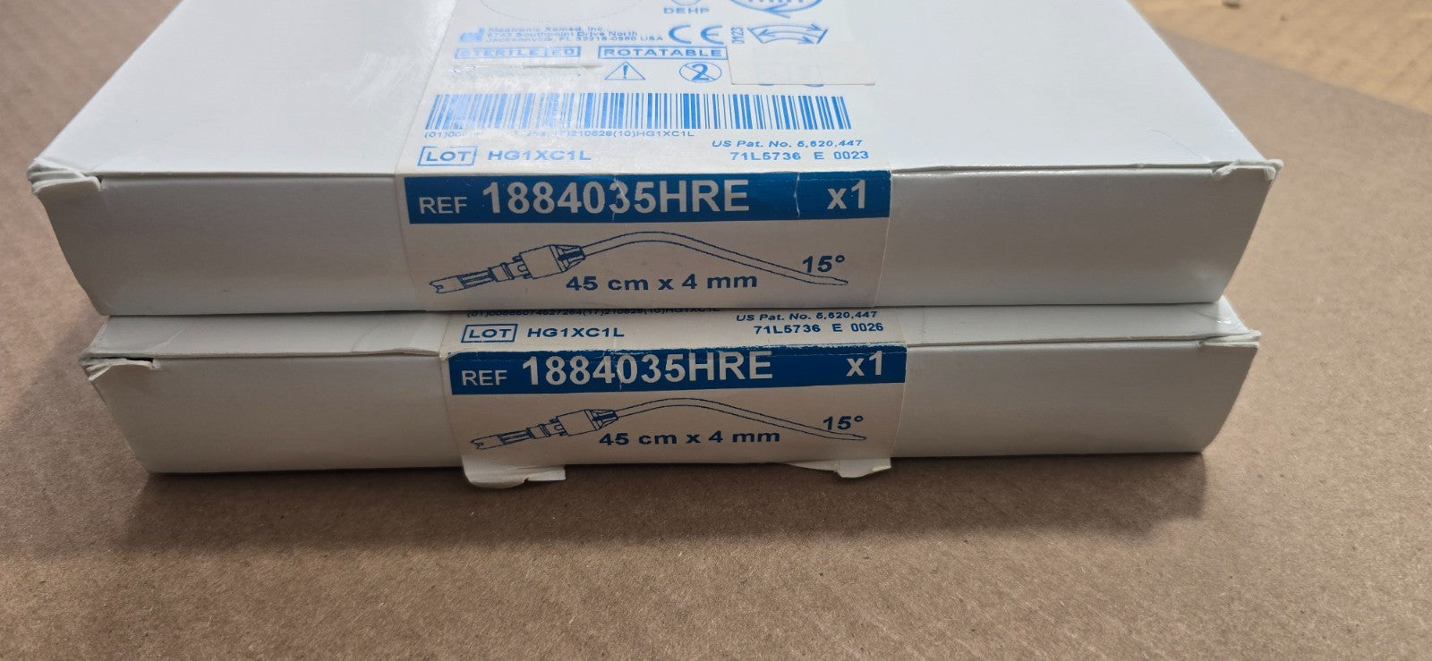 2-Units Medtronic Midas Rex Handpiece Attachment 45cm x 4mm