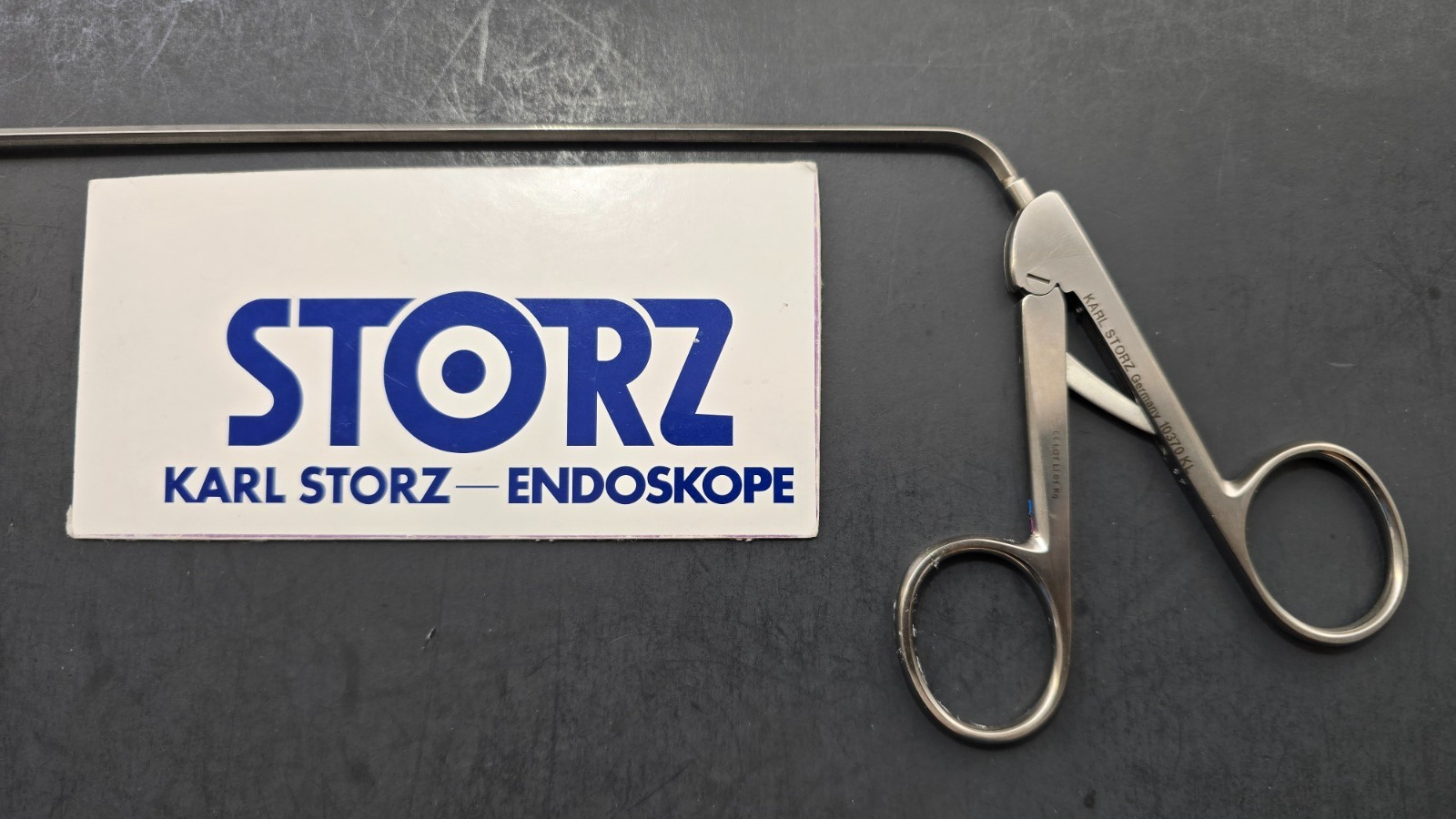 Karl Storz 10370 KL Peanut Grasping Forceps 2.5mm x 55cm GERMANY