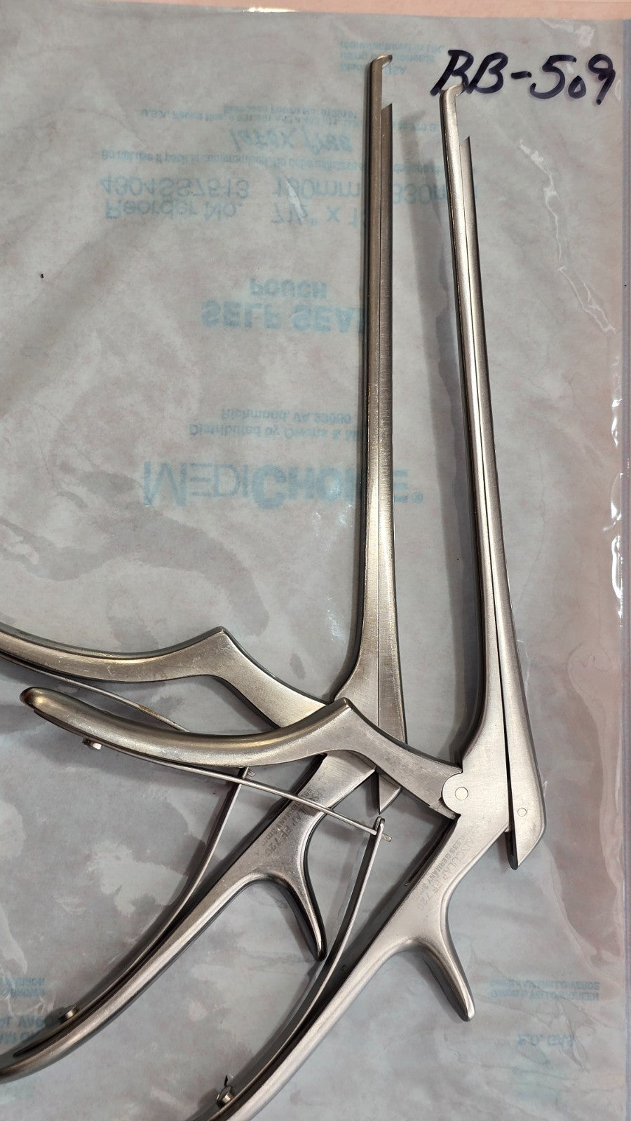 AESCULAP FF720 Orthopedic Kerrison Rongeur 3mm x 40 Degree 7" Shaft