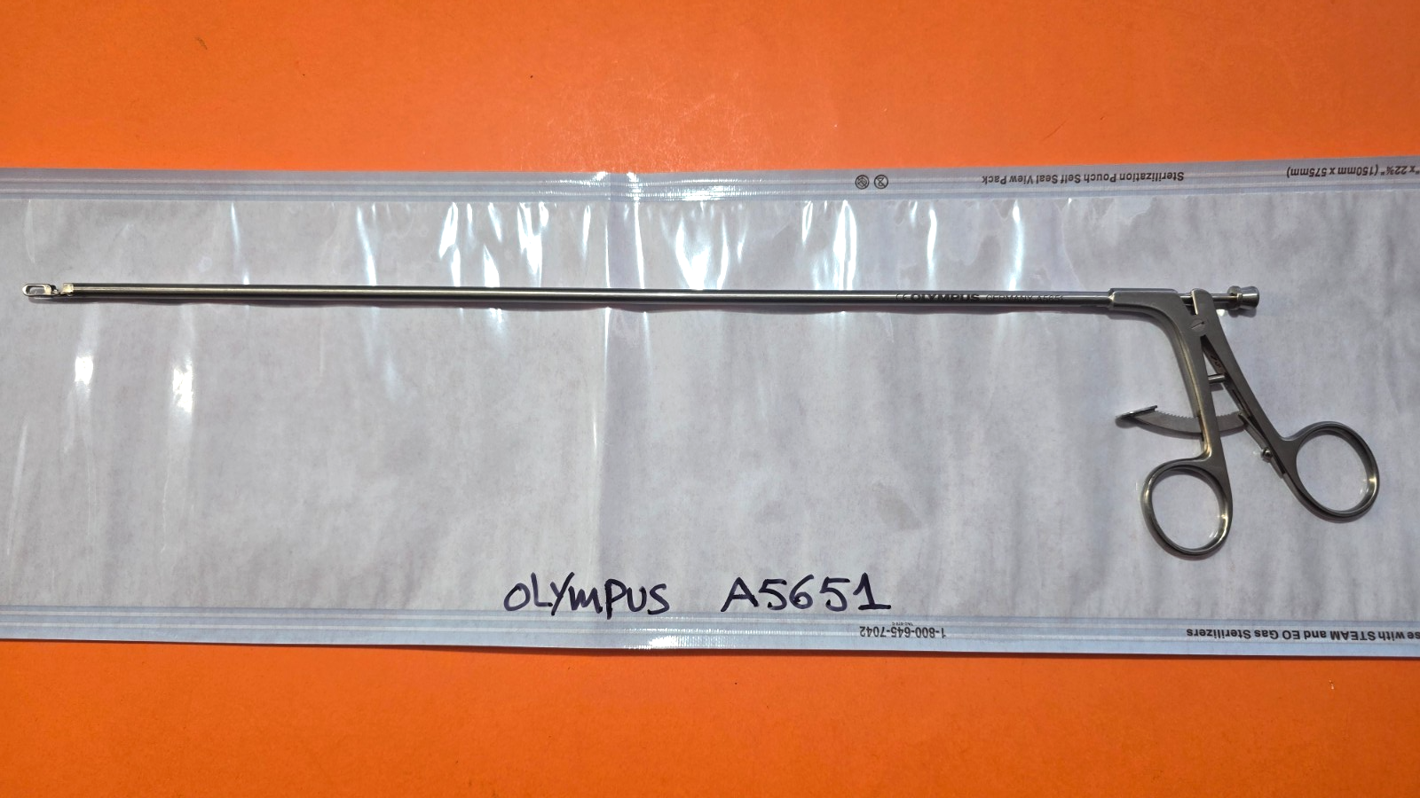 OLYMPUS A5651 Grasping Forceps5mm x 34cm Double Action Jaw,