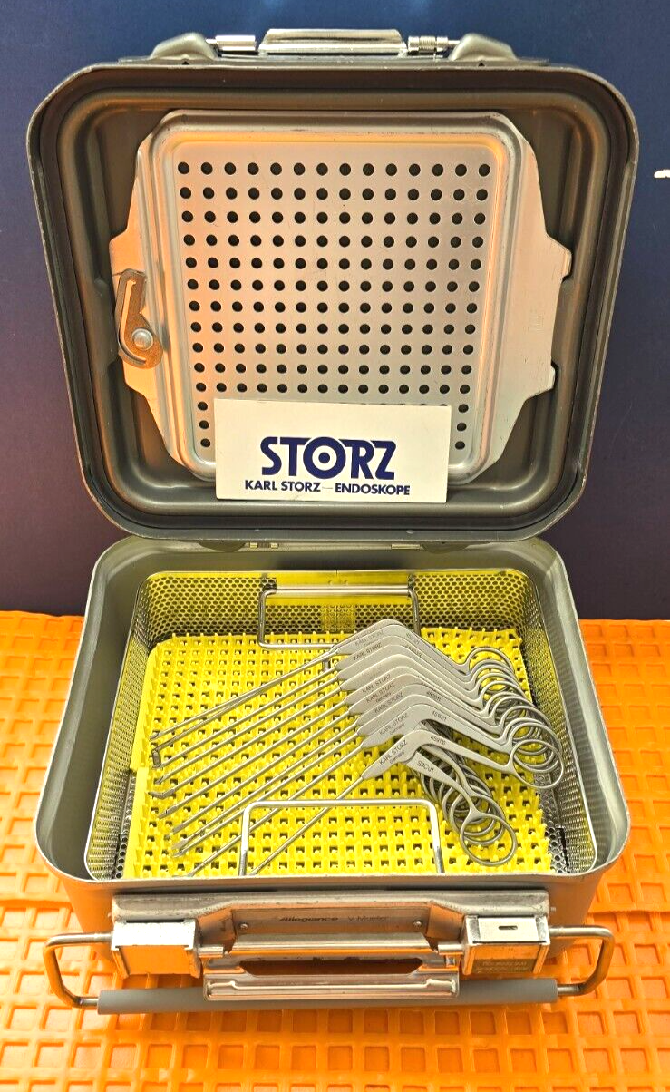 Karl Storz SilCut Punches Instruments GERMANY Set of 11 with Tray