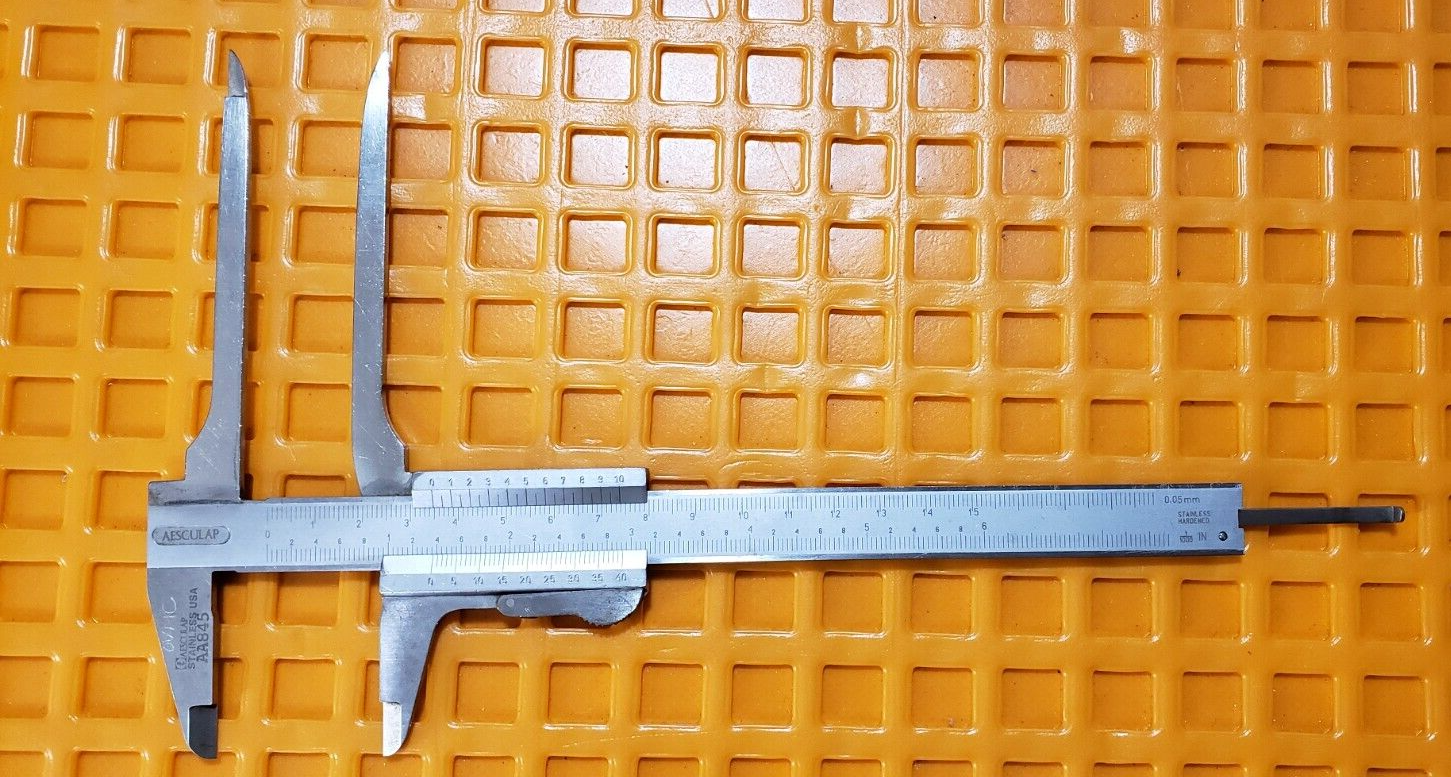 Aesculap AA845 Surgical Orthopedic Caliper (Stainless USA)
