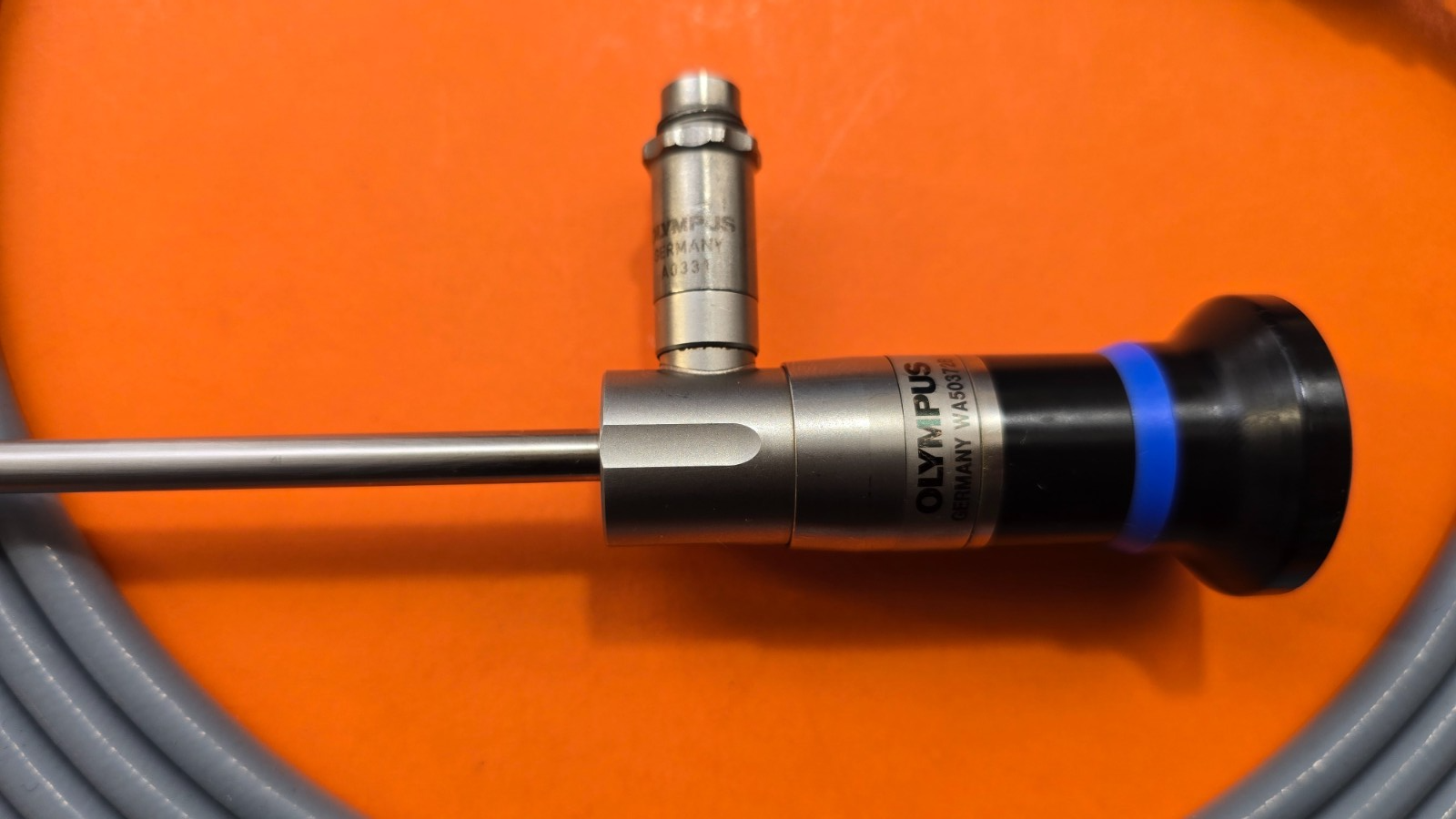 OLYMPUS Telescope 5mm x 0° Autoclavable & WA03212A Fiber Optic Cable