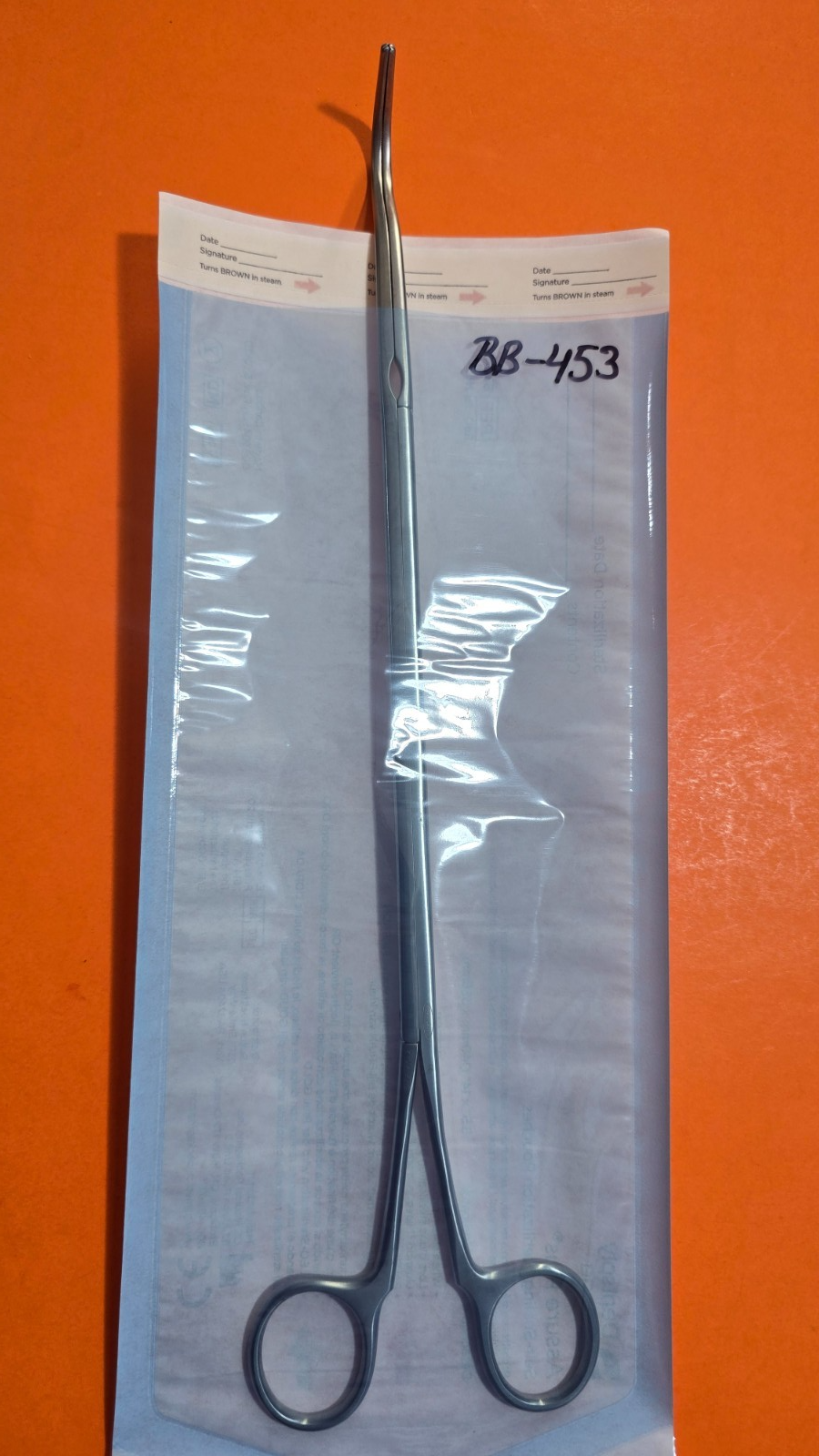 SCANLAN 9909-226 Surgical VATS Harkin Clamp 14" Curved Jaws no Ratchet.