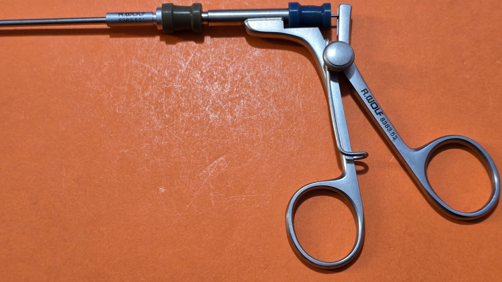 R.Wolf 8383.521 Laparoscopic Needle Holdr Spring handle 3mm x 33cm