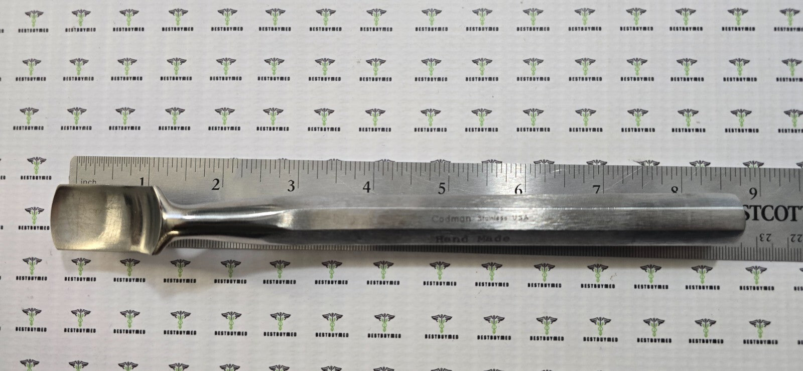 Codman Surgical Orthopedic Acetabular Gouge 8.5" Half Curved