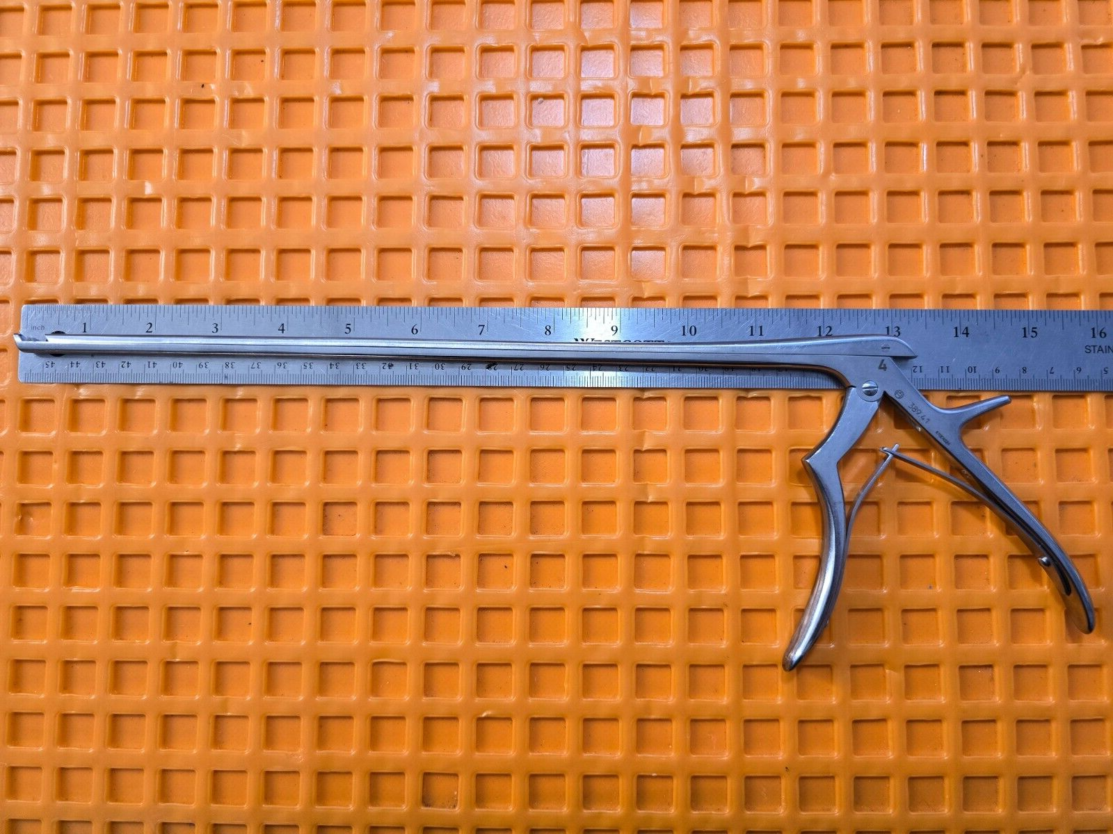 Zimmer Surgical Orthopedic Kerrison Rongeurs 4mm Up 40 Degree 13" Shaft
