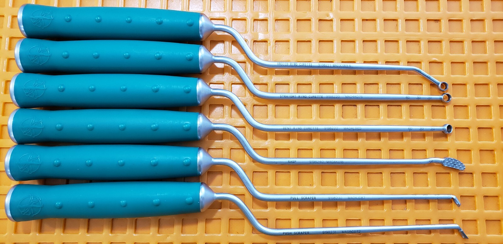 Medtronic SOFAMOR DANEK 9198220 Orthopedic Neuro Surgical Curette Set of 8